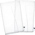U.S. Pool Supply Fine Mesh Filter Bags for Leaf Vacuum Pool Cleaners, 2 Pack - 12" x 20" Replacement Net Bags, Pull-N-Lock Cord, Holds Leaves & Debris - Universal Fit, Leaf Terminator, Eater, Gulper
