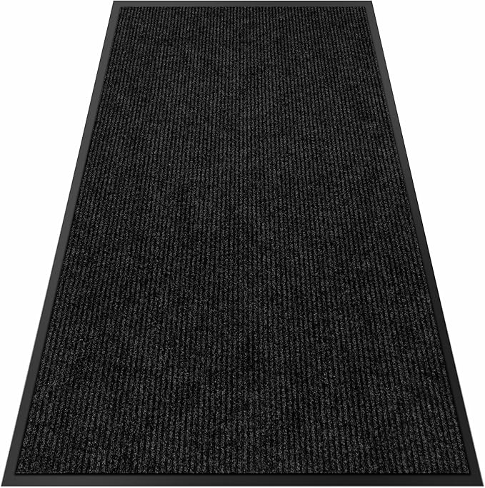2′ x 51′ Front Door Mat Indoor Outdoor Entrance, Commercial Floor Mat Heavy Duty Dirt Trapper Entryway Doormat, Custom Size Non Slip Rubber Backing Welcome mat, Door Mat for High Traffic Area