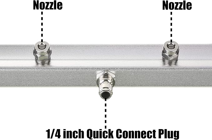 M MINGLE 13’’ Pressure Washer Undercarriage Cleaner with 2 Extension Wands | Under Car Wash with 4 Nozzles, Removes Underbody Dirt and Oil, Fits Cars, Trucks, SUVs and Trailers, 4000 PSI