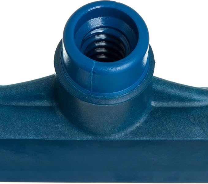 SPARTA 3656714 Plastic Floor Squeegee, Shower Squeegee, Heavy Duty Squeegee with Rubber Blade for Windows, Glass, Shower Doors, Floors, Windshields, 20 Inches, Blue (Pack of 2)