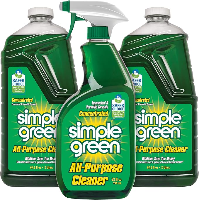 Simple Green All-Purpose Cleaner Spray and Refill, Green, 3 Piece Set, Original, 1 Count