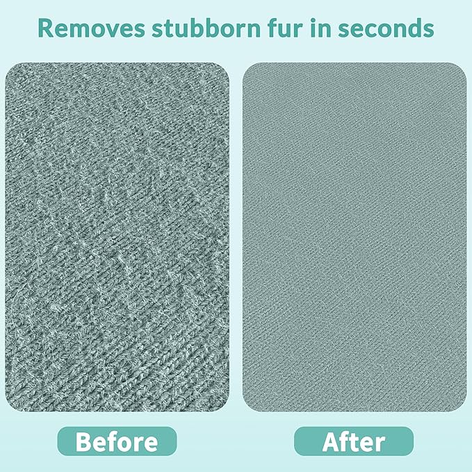 Deep Cleaner Pro Pet Hair Remover 3-Pack - Multi-Surface Carpet Rake & Scraper Tool for Dog & Cat Hair on Rugs, Couches, Pet Towers, Car Seats - Reusable, Battery-Free, Reusable Travel-Size