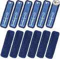 Matthew Cleaning 36'' Industrial Strength Cotton Dust Mop Refill Washable Replacement Heads for Residential & Commercial Use Fit Standard Dust Mop Frames, Hardwood, Laminate, Concrete Floors 12 Pack