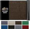 GORILLA GRIP Traffic Guard Door Mat, Heavy Duty Welcome Mats, Commercial Office Space Doormat, Waterproof, Fade Resistant, Strong Rubber Backing, Low Profile, Shoe and Boot Scraper, 29x17, Brown