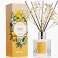 Reed Diffuser Set,3.38 fl oz (100 ml) - Coconut Vanilla Oil Diffusers with 8 Reed Sticks, Home Fragrance Reed Diffuser for Bathroom Shelf Decor