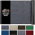 GORILLA GRIP Traffic Guard Door Mat, 72x48, Heavy Duty Welcome Mats, Commercial Office Space Doormat, Waterproof, Fade Resistant, Strong Rubber Backing, Low Profile, Shoe and Boot Scraper, Gray