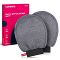 Exfoliating Mitt, Body Scrubber for Deep Exfoliation, Korean Scrub Mitt, Turkish Body Exfoliator for Remove Dead Skin, Gentle Lightweight Loofah Bath Glove for Shower (2 Pack)