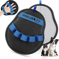Pet Hair Removal Glove, Electrostatic Grooming Mitt for Dogs & Cats | Electrostatic pet hair remover tool with 5-finger design. Washable reusable for cats, dogs, sofas and furniture.