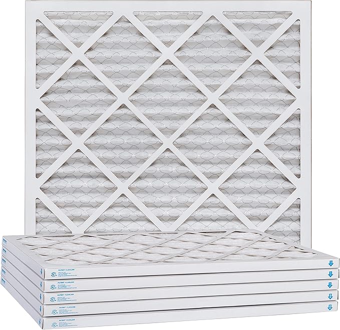 Aerostar 8x8x1 MERV 11, Pleated Air Filter, 8x8x1, Box of 6, Made in the USA
